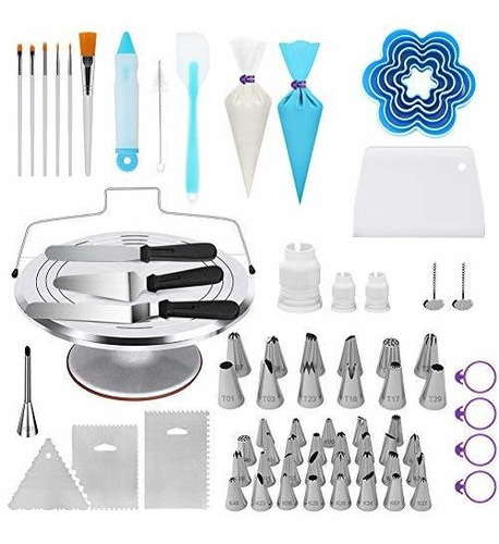 Kootek 177 Piezas Kit De Decoracion De Pasteles  Mesa Girat