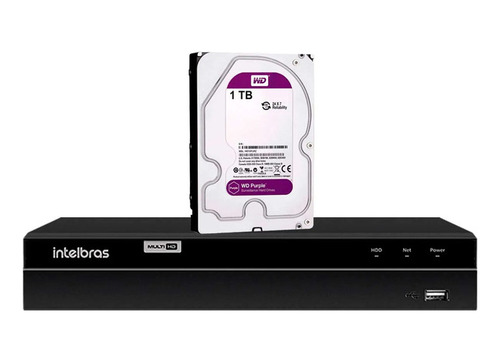 Dvr  Mhdx 1216 Multi Hd 16canais Com Hd 1tb - Intelbras