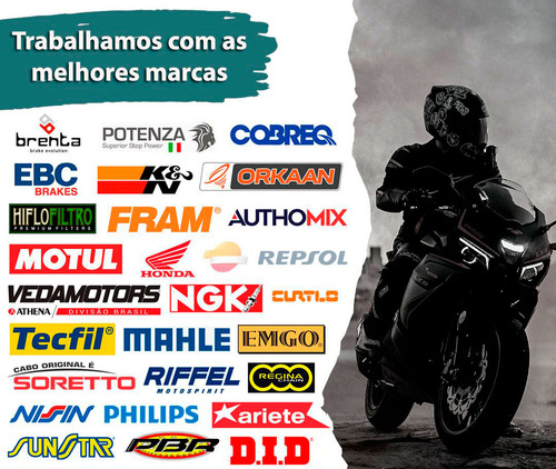 Pastilhas Freio Nxr 160 Bros 2015/.. Traseira Potenza