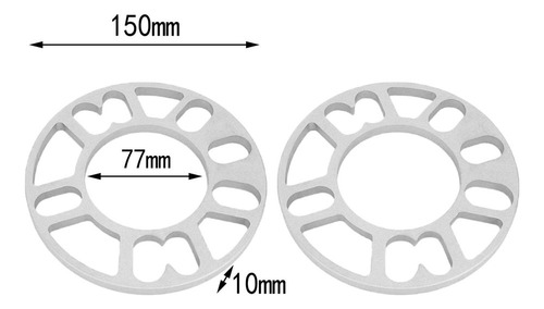 Separadores De Ruedas De Auto De 4x100 4x114.3 5x108 10mm