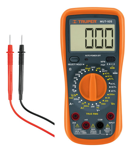 Multimetro Tester Digital Automotríz Auto Motor Temperatura