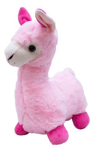 Lhama Rosa De Pelúcia Fofy Toys Fofinha 31 Cm