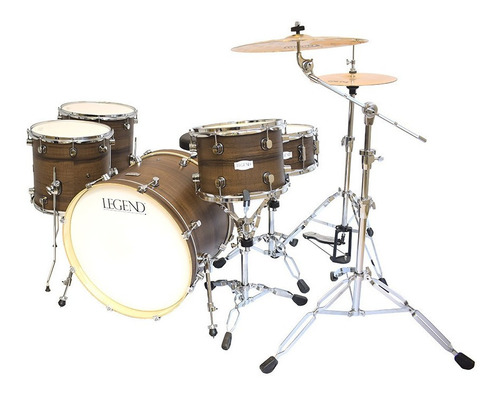 Batería Legend One F Tom 14 16 Birch Walnut