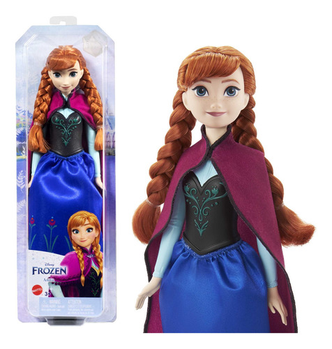 Boneca Princesa Anna Frozen Mattel