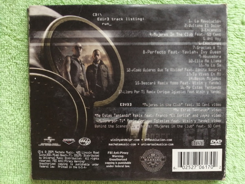 Eam Cd + Dvd Wisin & Yandel La Revolucion 2009 + Remixes (Usado)