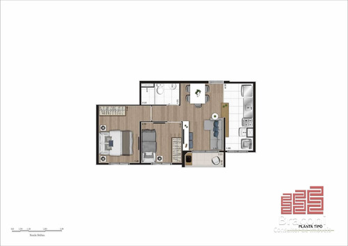 Imagem 11 de 11 de Apartamento A Venda No Tatuapé 2 Quartos Com Vaga Próximo Do Metrô - 7035