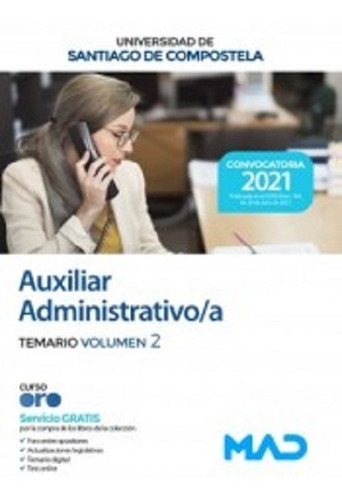 Auxiliar Administrativo Santiago De Compostela 2 -  - *