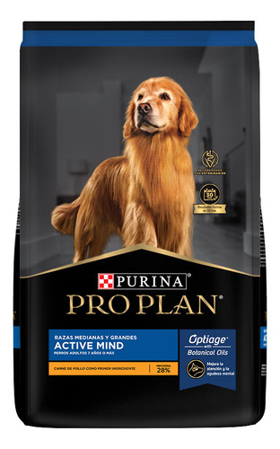 Proplan Adulto Active Mind Razas Medianas  Y Grandes 10 Kg