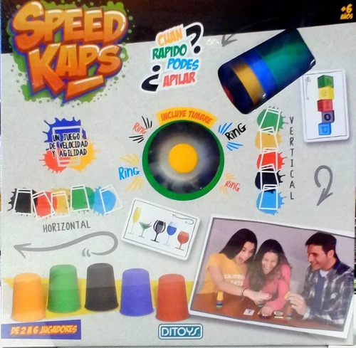 Juego De Mesa Speed Kaps Game Original Ditoys