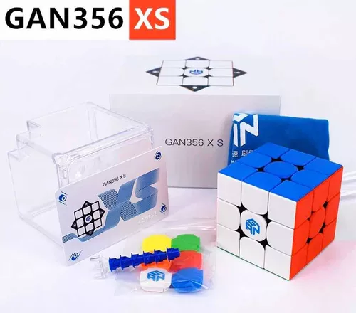 Cubo Mágico Profissional Gan 3x3x3 Magnético 356M + porcas GES :  : Brinquedos e Jogos