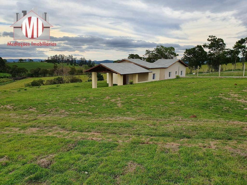 Imagem 3 de 22 de Linda Chácara Com Casa Nova, Vista Deslumbrante, Lugar Alto Em Ótimo Bairro Com 02 Quartos À Venda, 2000 M² Por R$ 300.000 - Pinhalzinho/sp - Ch0580