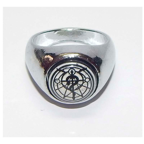 Full Metal Alchemist Fma Anillo Giratorio Edward Cruz Flamel