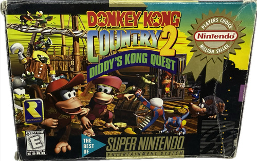 Donkey Kong Country 2 Diddy's Kong Quest | Snes En Caja (Usado)