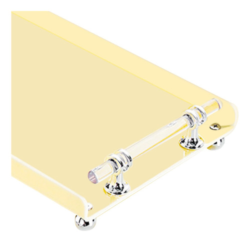 Bandeja Rectangular Para Servir Con Asas, Bandeja Decorativa