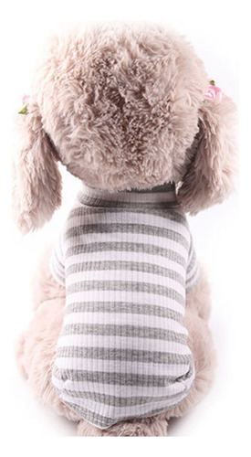 Abrigo De Otoño E Invierno Para Perros, Ropa Elástica A Raya
