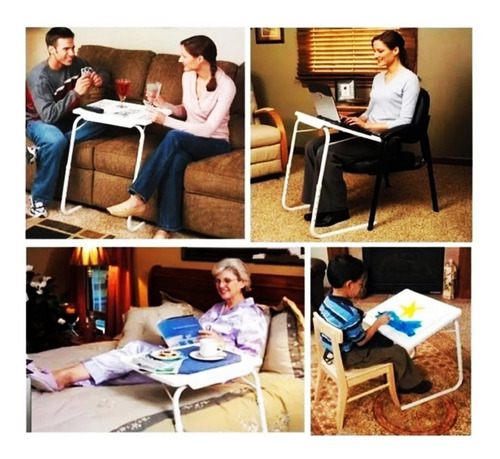 Imagen 9 de 10 de Mesa Multiuso Plegable Liviana Ideal Original Table Mate Tfk