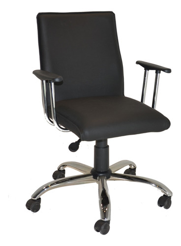 Sillon De Oficina L 710 Giratorio Regulable Cromado