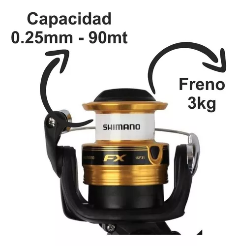 Reel Shimano Fx 1000 Fc Pesca Spinning Pejerrey Ultralight