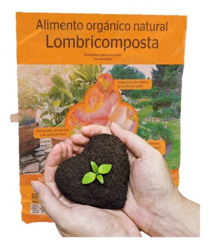 Humus De Lombriz, Abono Orgánico Bolsa De 2kg