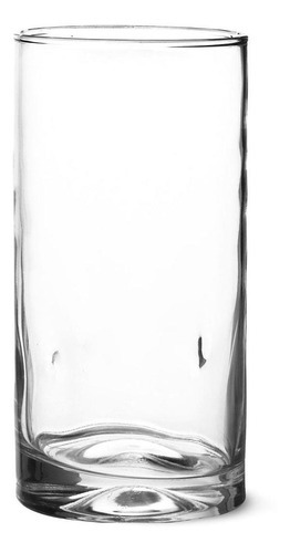 Vaso Cristal Fondo Grueso Pedrada 16.7 Oz 12 Piezas - Crisa Color Transparente