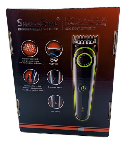 Barbeador Depilador Aparador Pelos Masculino Xd-990 Cor Preto Usb