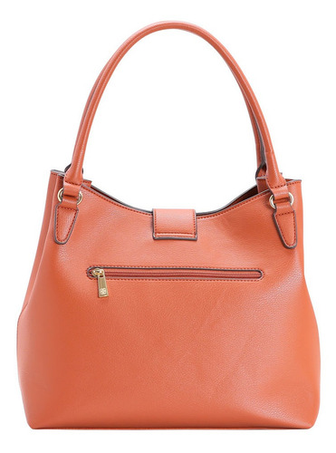Bolso de hombro Chenson Original Hobo Hardware para mujer, color marrón