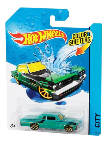 Pontiac Gto Hot Wheels de 64 pies con cambio de color - Mattel