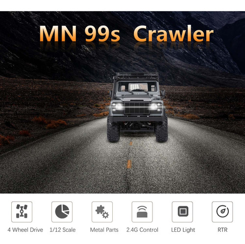 Mn 99s 2.4g 112 4wd Rtr Crawler Rc Coche Off-road Camión P 