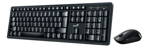 Combo Teclado Mouse Genius Km 8200 Inalambrico Espa ol Pc Color