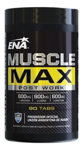 Muscle Max Ena 90 Tabletas