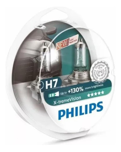 Lampadas Philips X-treme Power T.xenon H7 12v 55w (80% + L.