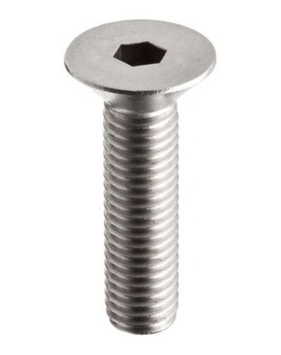  Allen Cabeça Chata Inox M6 X 60 C/ Porcas 4 Un E 8 Arruelas