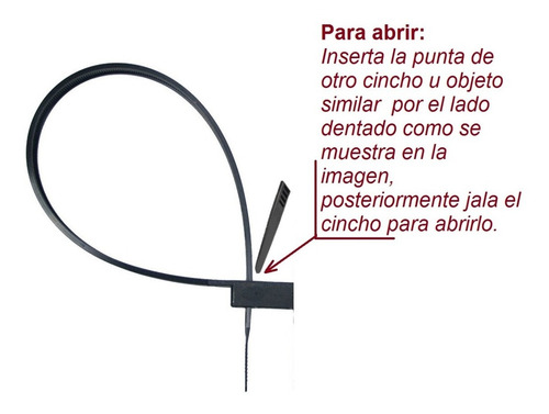 Imagen 5 de 8 de Esposas De Nylon Cinchos De Plástico