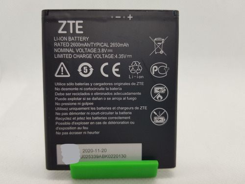 Imagen 2 de 2 de Batería Pila Zte Blade L210 Mod. Li3826t43p4h695950 Original