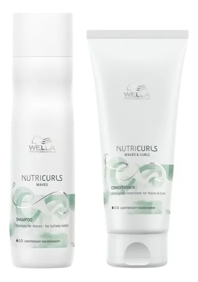 Wella Nutri Curls Shampoo 250ml + Acondionador 200ml