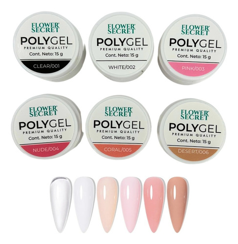 Pack Polygel / Acrigel Para Esculpido De Uñas Profesional