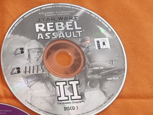 Jogo Pc Rebel Assault 2 Star Wars Game Expert Windows95.98 (Usado)