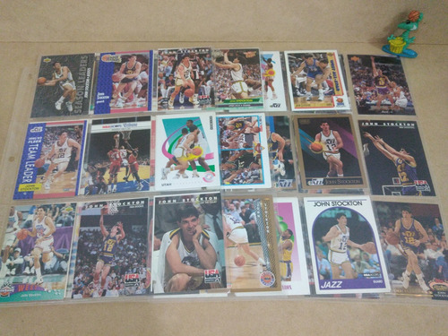 Colección De 63 Tarjetas De Basketball De John Stockton