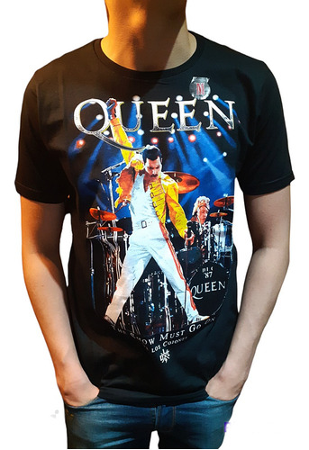 De Los Cojones Remera Queen The Show Must Go On Rock Clasic