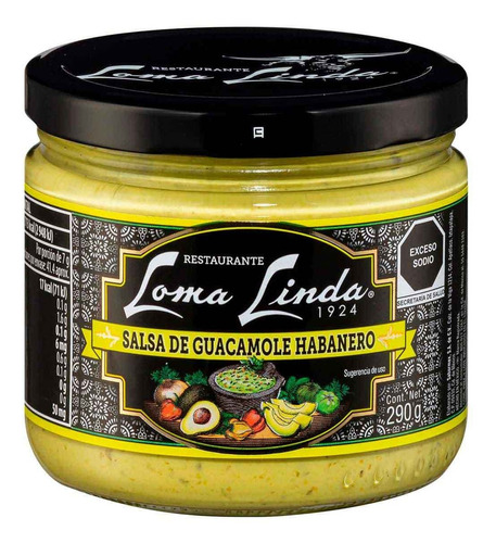 Salsa Loma Linda Guacamole Habanero 290 Gr