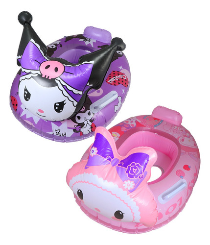 2 Pack Flotador Salvavidas Para Bebé Playa Inflable Alberca