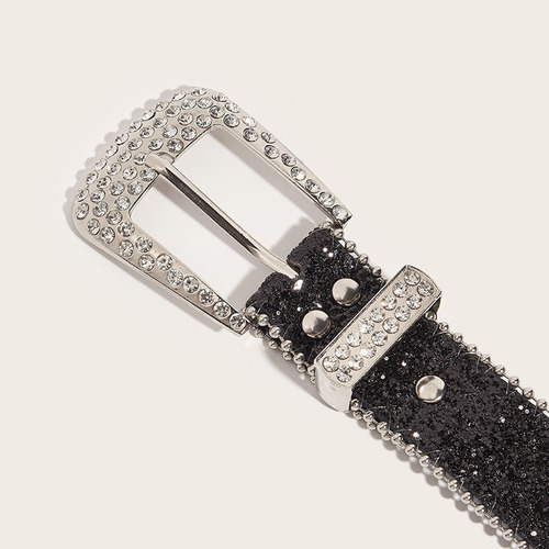 Cinturón De Diamantes De Imitación Crystal Mujer Unisex