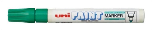 Marcador Uni Paint Px-20 Trazo 2,2-2,8 Mm Color Verde Oscuro