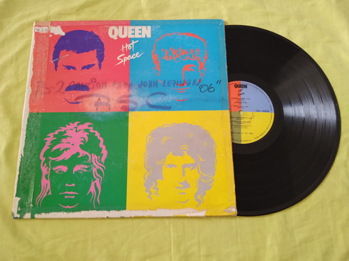Queen Freddie Mercury Hot Space Lp Vinilo Emi 1982 Venezuela