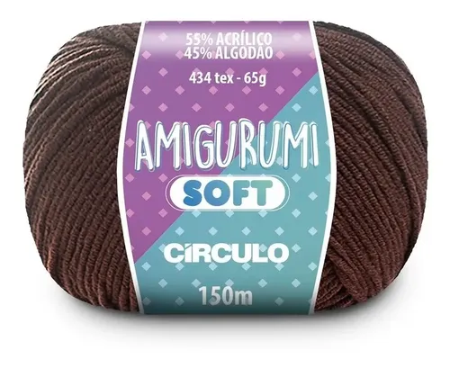01 Novelo Fio Amigurumi Soft - Artesanato Em Crochê Cor 3182