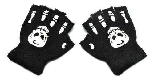 Guantes De Medio Dedo Para Cosplay De Halloween Para Niños,