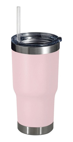 Vaso Térmico C/sorbito 560ml Ac.inox - Rosa