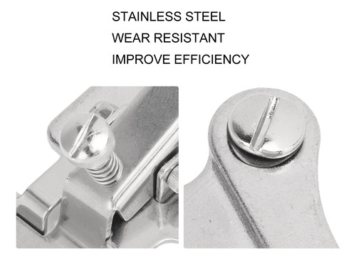 Prensatelas Ajustable Multifunción De Acero Inoxidable