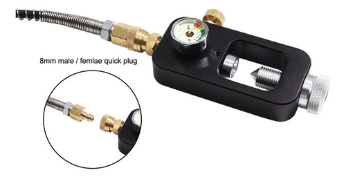 Adaptador De Buceo Con 2 Válvulas Adaptador De Llenado