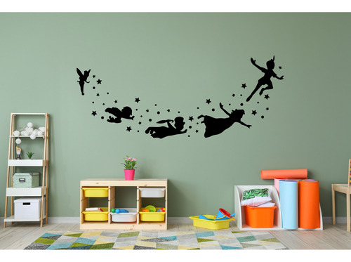 Vinil Decorativo Peter Pan Varios Pegatinas Infantil